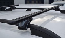 Aluminium Noir Cross Barres + T Pièces Pour citroen Jumpy 2016+ Van Accessoires