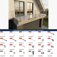Kit garde corps escalier - garde-corps, en