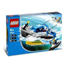 LEGO Junior 4669 Turbo-charged Police Boat Bateau flottant motorisé Neuf-New-Neu