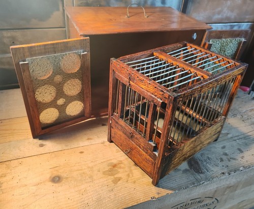 Rare boîte cage transport - boîte, de