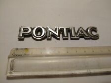 vintage Badge Pontiac métal