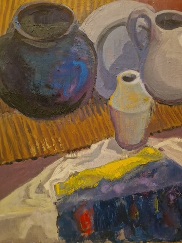 Peinture huile sur toile - peinture,