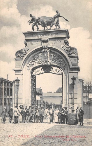 Cpa lille porte - 59,