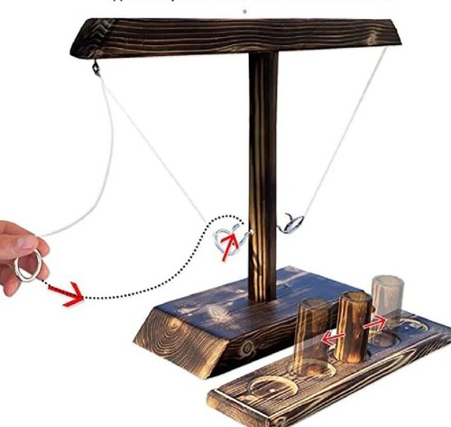 Jeu lancer anneaux - lancer, en