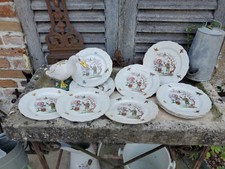 8 ANCIENNES ASSIETTES A