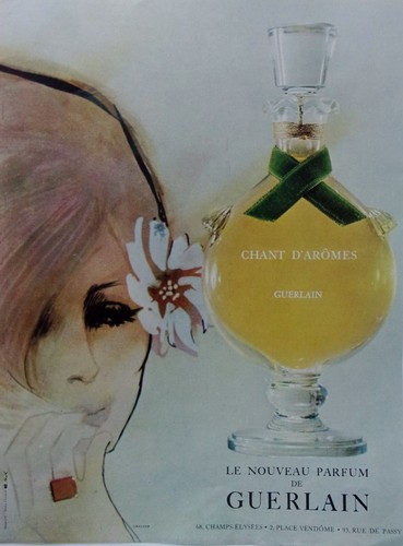 Publicite papier parfum - papier,