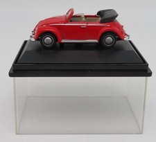 THE CAST HONGWELL VW VOLKSWAGEN COX convertible rouge BEETLE BEETLE 1/72 in box