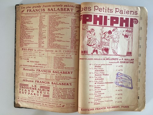 Recueil partitions - recueil,