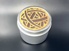 Dreambox Trinket Jewelry Box Wood Inlay Aluminum Legend Paper Inside Wishes