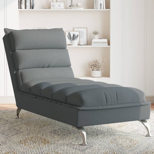 Chaise longue avec - , coussins