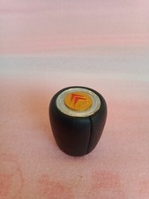 new vintage nos gear knob for Citroen Ami 2cv etc genuine black leather