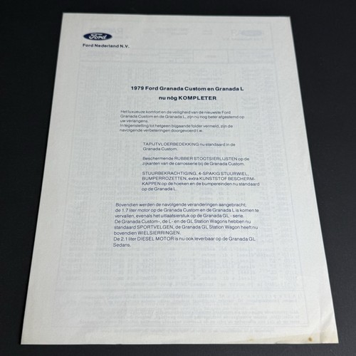 Ford granada prijslijst techn - ford,