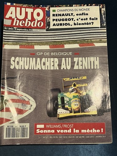 Auto hebdo autohebdo 845 - auto, 2