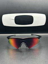 Oakley M Frame Matte Black W/Sweep Red Iridium Lenses