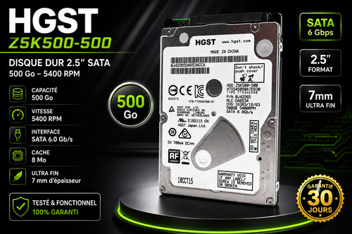 Disque dur interne 500go - disque,