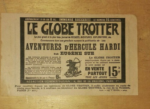 Publicite pour journal - le, le