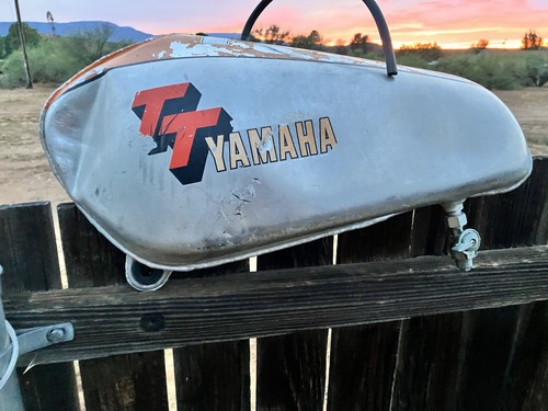 Yamaha tt500 gas fuel - tank, tt