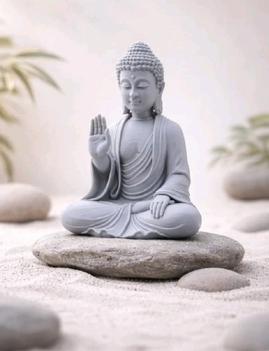 Statue bouddha assis - de,