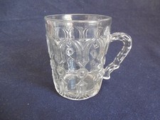 ANCIENNE CHOPE en verre moulé