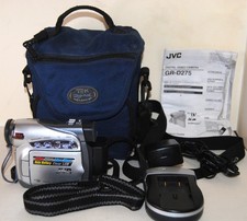 JVC Mini DV Digital Video Camera- Bag, Charger, Cords, Remote, Blank DVDs- WORKS