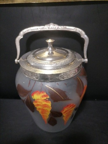 Ancien pot seau biscuits - à,