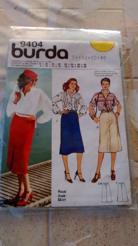 Patron burda jupe femme - de,