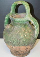 -CRUCHE TERRE CUITE CHAPELLE DES POTS XVIIIe GARGOULETTE déco  jardin véranda