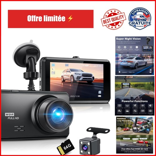 Miden dashcam avant - 4k+1k,