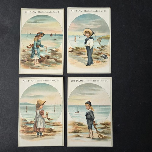 Chromos anciens enfants - anciens, a