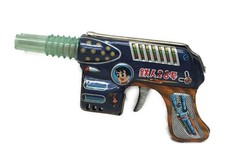 Tetsujin 28 Boite Ray Pistolet 20cm Nomura Toy 1960s Rétro Anime Robot Rare