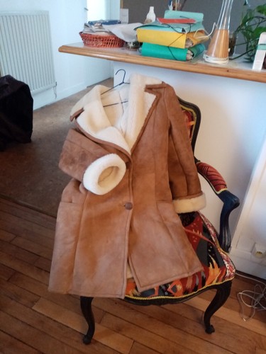 Manteau mouton retourné - en,