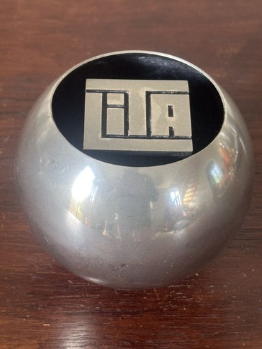 Cendrier boule inox - cendrier,
