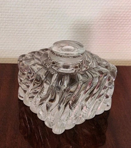 Ancien encrier cristal - ancien, en