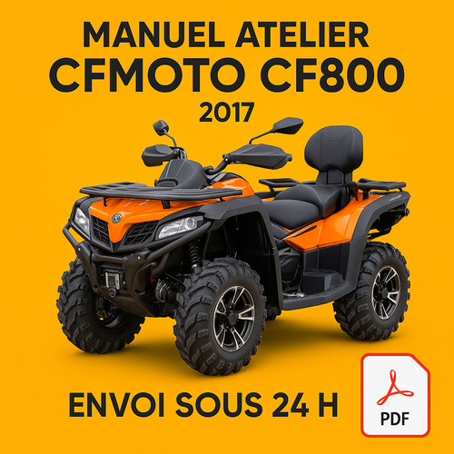 Manuel atelier cfmoto - cfmoto, cf800