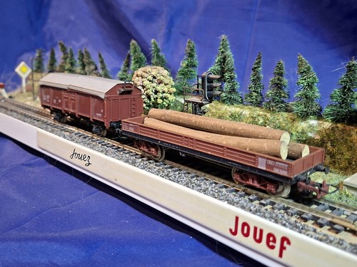 Wagon jouef lot de 2 - jouef, ho: