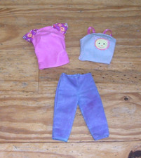 Lot of 3 Barbie Wash ‘n Wear 2000 Clothes