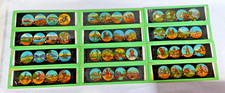 SERIE DE 12 PLAQUES VERRES