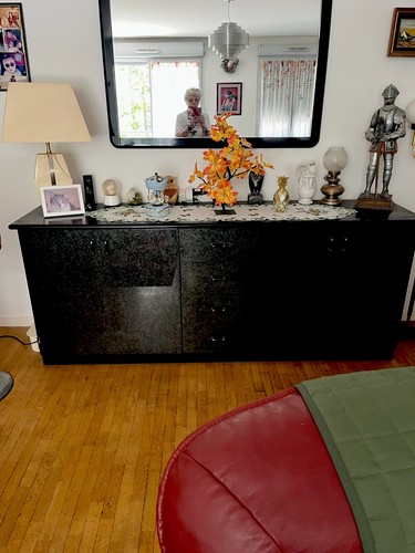 Buffet bas noir meuble - , de