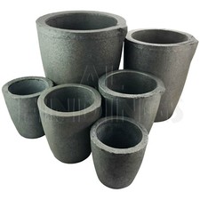 Graphite crucible furnace casting foundry ingot tool 1,2,4,6,8,12,14,16,18 kg 