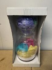 Ikea PS 2012 Collection Set of 2 Stackable Clear Glass Vases by Ehlén Johansson