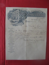 ++"0750" OLD MAIL HABERDASHERY KNITTED CAZENAVE & DUBOSCQ A DAX 1903