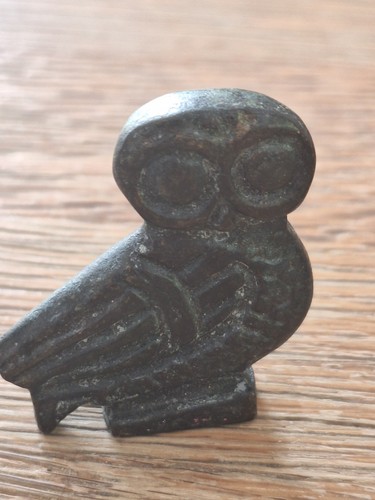 Figurine chouette métal