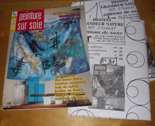 Revue peinture sur soie 91 - sur, n°