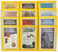 Vintage 1963 National Geographic Magazines and Map Supplements - Your Choice!