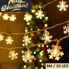 Guirlande lumineuse flocons de