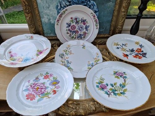 Assiettes fleuries comme - 6,
