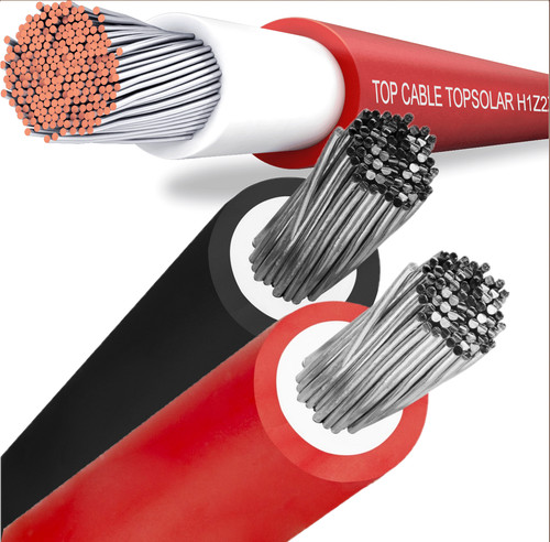 Câble solaire cuivre pour