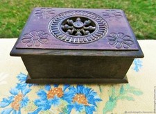 Antique Doll Furniture Box. Antique Antique Furniture Chest For