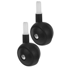  Lot de 2 roues de rechange pour trotteur bébé : roues pivotantes en plastique,