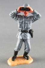 Timpo - WW2 - Germans - 2nd Series (Monoblock Head & Helmet) - Officer (Binwin